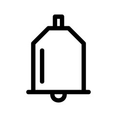 bell icon or logo isolated sign symbol vector illustration - high quality black style vector icons

