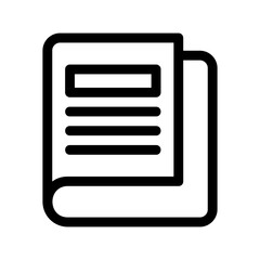 book icon or logo isolated sign symbol vector illustration - high quality black style vector icons
