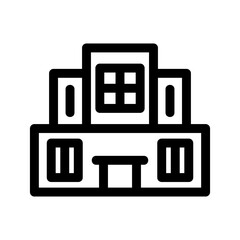 building icon or logo isolated sign symbol vector illustration - high quality black style vector icons
