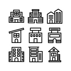 building icon or logo isolated sign symbol vector illustration - high quality black style vector icons
