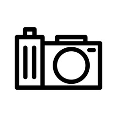 camera icon or logo isolated sign symbol vector illustration - high quality black style vector icons
