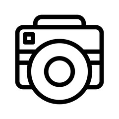 camera icon or logo isolated sign symbol vector illustration - high quality black style vector icons
