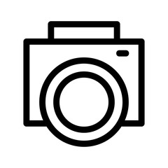 camera icon or logo isolated sign symbol vector illustration - high quality black style vector icons
