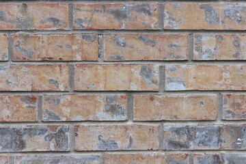 Old brick wall. USA.