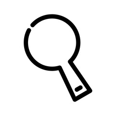 magnifying glass icon or logo isolated sign symbol vector illustration - high quality black style vector icons
