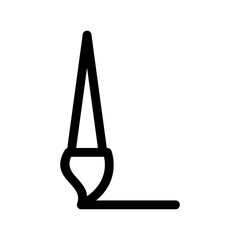 paint brush icon or logo isolated sign symbol vector illustration - high quality black style vector icons
