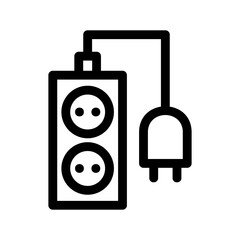 plug icon or logo isolated sign symbol vector illustration - high quality black style vector icons
