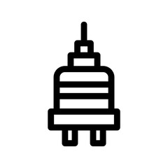 plug icon or logo isolated sign symbol vector illustration - high quality black style vector icons
