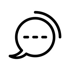 message icon or logo isolated sign symbol vector illustration - high quality black style vector icons
