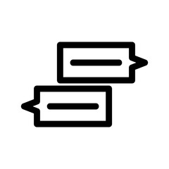 message icon or logo isolated sign symbol vector illustration - high quality black style vector icons
