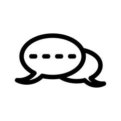 message icon or logo isolated sign symbol vector illustration - high quality black style vector icons
