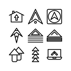 arrow icon or logo isolated sign symbol vector illustration - high quality black style vector icons
