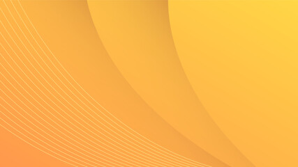 Modern Abstract Background Fluid Liquid Wave Lines and Yellow Orange Gradient Color