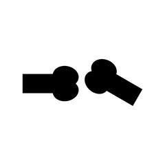 bone icon or logo isolated sign symbol vector illustration - high quality black style vector icons
