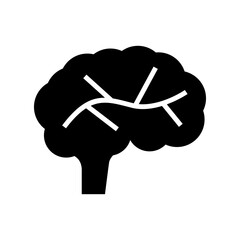 brain icon or logo isolated sign symbol vector illustration - high quality black style vector icons

