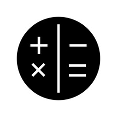 Obraz premium calculations icon or logo isolated sign symbol vector illustration - high quality black style vector icons 
