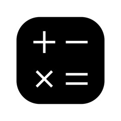 calculations icon or logo isolated sign symbol vector illustration - high quality black style vector icons
