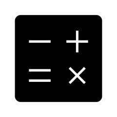 Fototapeta premium calculations icon or logo isolated sign symbol vector illustration - high quality black style vector icons 