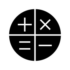 Obraz premium calculations icon or logo isolated sign symbol vector illustration - high quality black style vector icons 