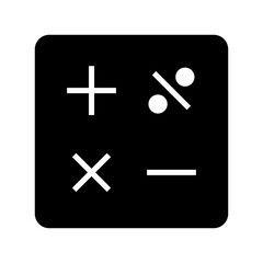 Obraz premium calculations icon or logo isolated sign symbol vector illustration - high quality black style vector icons 