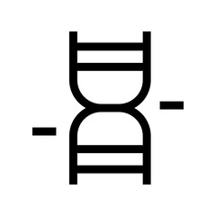 Fototapeta premium dna icon or logo isolated sign symbol vector illustration - high quality black style vector icons 