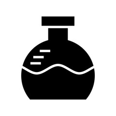 flask icon or logo isolated sign symbol vector illustration - high quality black style vector icons
