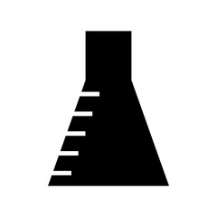 flask icon or logo isolated sign symbol vector illustration - high quality black style vector icons
