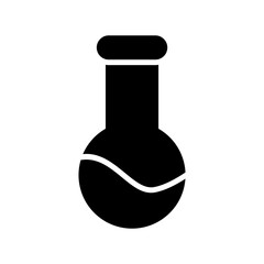 flask icon or logo isolated sign symbol vector illustration - high quality black style vector icons
