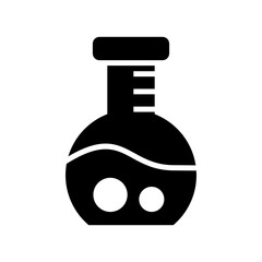 flask icon or logo isolated sign symbol vector illustration - high quality black style vector icons
