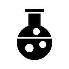 flask icon or logo isolated sign symbol vector illustration - high quality black style vector icons
