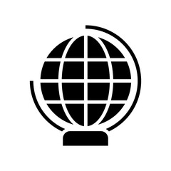 globe icon or logo isolated sign symbol vector illustration - high quality black style vector icons
