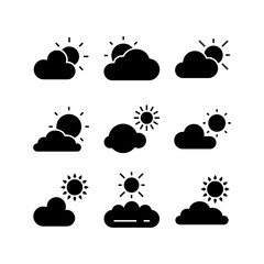 meteorology icon or logo isolated sign symbol vector illustration - high quality black style vector icons
