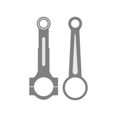 conekting rod icon design template vector