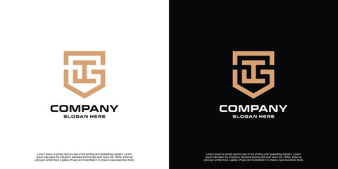 Free Abstract Shield Logo Design