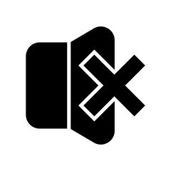 silent icon or logo isolated sign symbol vector illustration - high quality black style vector icons
