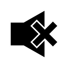 Obraz premium silent icon or logo isolated sign symbol vector illustration - high quality black style vector icons 