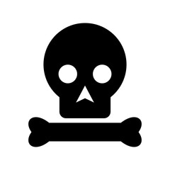 skull of death icon or logo isolated sign symbol vector illustration - high quality black style vector icons
