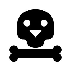 skull of death icon or logo isolated sign symbol vector illustration - high quality black style vector icons
