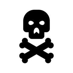 skull of death icon or logo isolated sign symbol vector illustration - high quality black style vector icons
