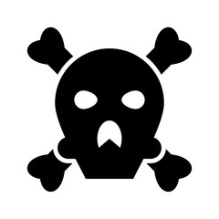 skull of death icon or logo isolated sign symbol vector illustration - high quality black style vector icons
