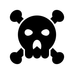 skull of death icon or logo isolated sign symbol vector illustration - high quality black style vector icons
