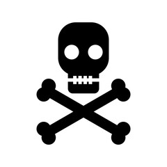 skull of death icon or logo isolated sign symbol vector illustration - high quality black style vector icons
