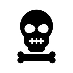 skull of death icon or logo isolated sign symbol vector illustration - high quality black style vector icons
