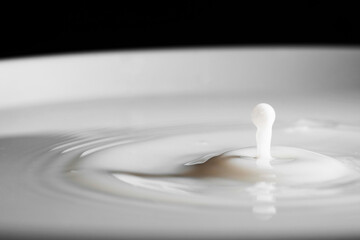 Milk is a white liquid food produced by the mammary glands of mammals