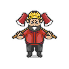 Lumberjack mascot