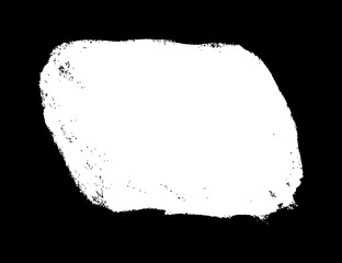 Fototapeta premium White Grunge curve quadrangle. Hand drawn background. Grunge square shape. Vector Illustration