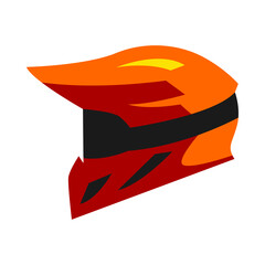 motocross helmet icon, biker, enduro. side view. racer concept, extreme sports, vehicles, motocross, downhill, moto trail, bmx.