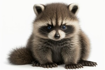 Fototapeta premium Lovely Baby Animal Racoon