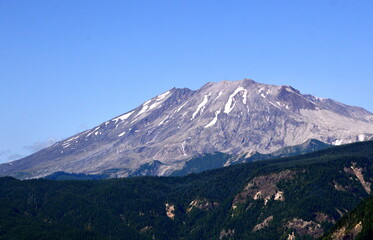 Panorama of Mount St. Helens National Volcanic Monument, Washington