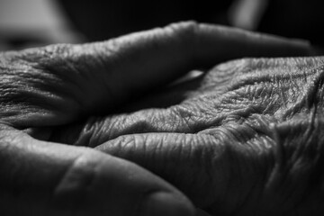 Fototapeta premium Grandmother hands